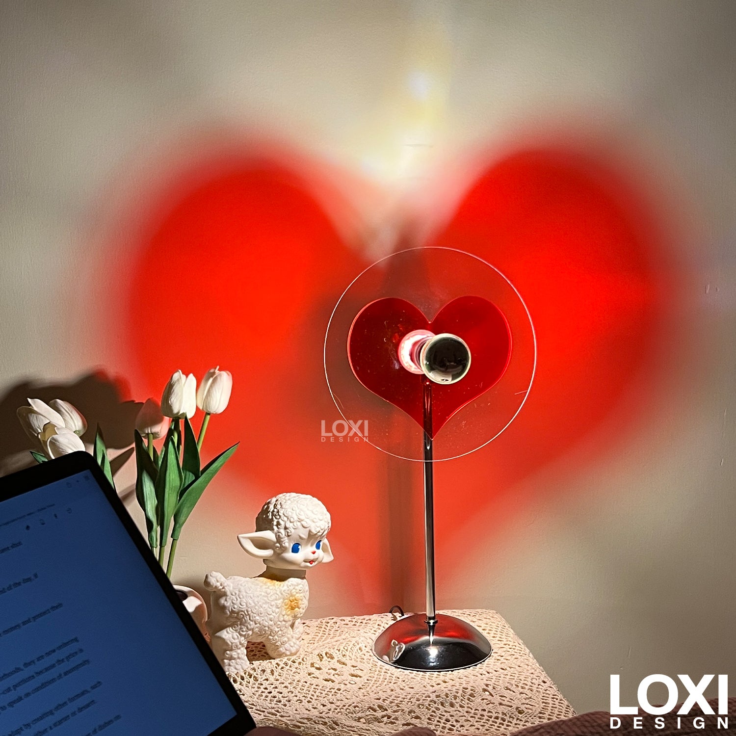 Ikea deals heart lamp