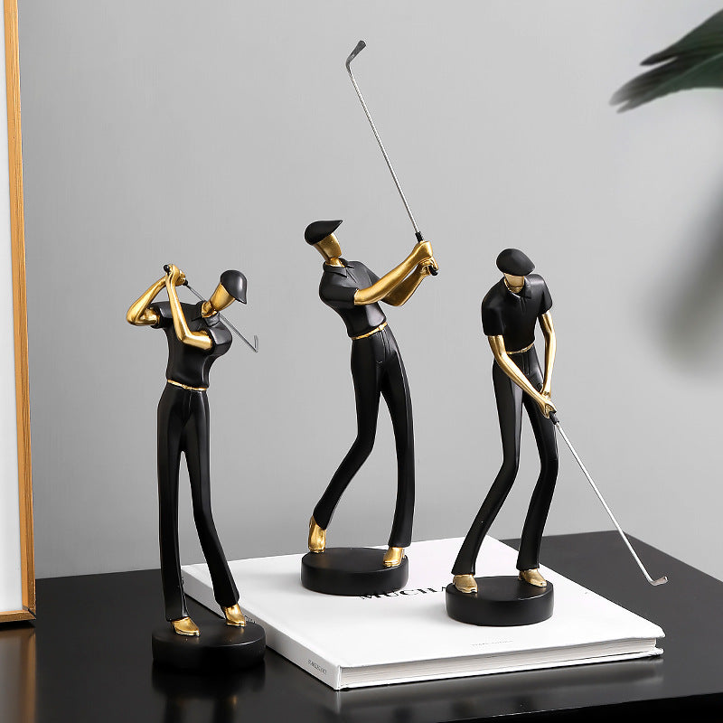 LoxiDesign™ Swing Master Golf Figurine