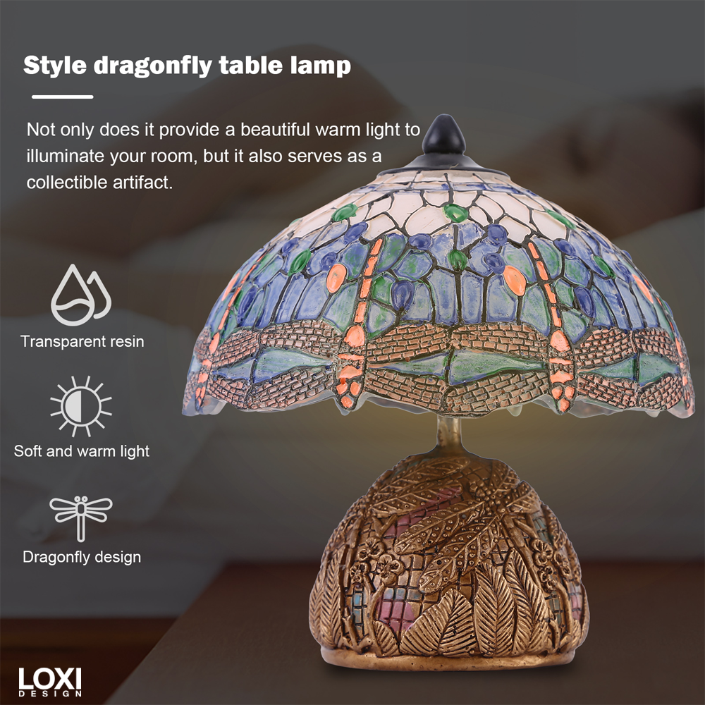 LoxiDesign™ Tiffany Dragonfly Lamp